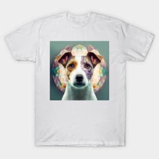 A Fractal Design of A Jack Russell Terrier T-Shirt